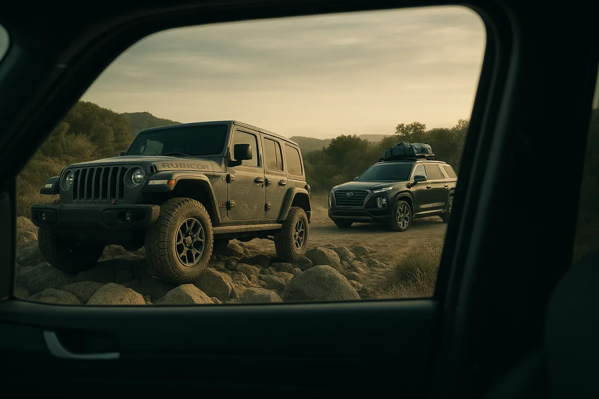 Jeep Wrangler Rubicon vs Family SUVs