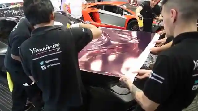 yiannimize-chrome-rose-gold-ferrari-sf90-wrap-lamborghini-urus-reveal