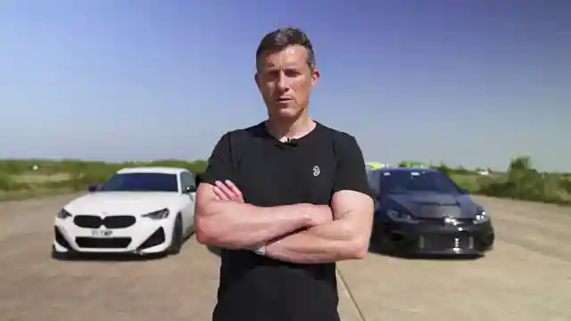 bmw-m240i-triumphs-in-drag-race-against-volkswagen-golf-r-and-ferrari-sf90